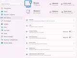 Ustawienia karty sieciowej: Ethernet połączony, Ethernet 2 brak internetu, VPN, Hotspot mobilny, Tryb samolotowy, Serwer proxy, Telefoniczne, Zaawansowane ustawienia sieci.