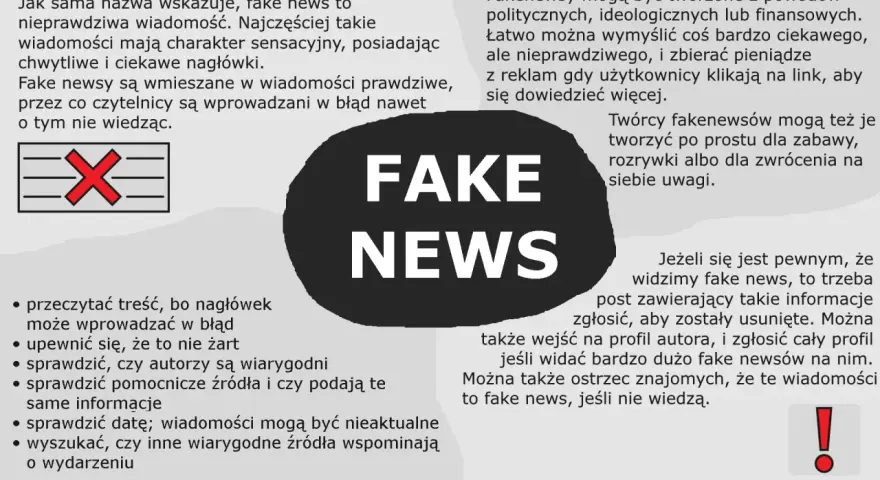 Oszuści internetowi tworzą fake newsy, by wprowadzać w błąd. Dowiedz się, jak je rozpoznać i co robić, gdy je widzisz.