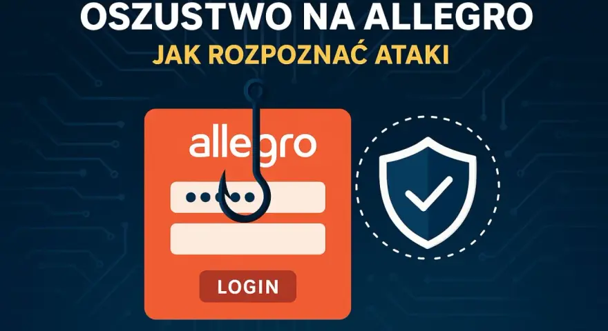 Oszustwo na Allegro: haczyk na loginie udaje stronę logowania. Chroń się przed atakami!